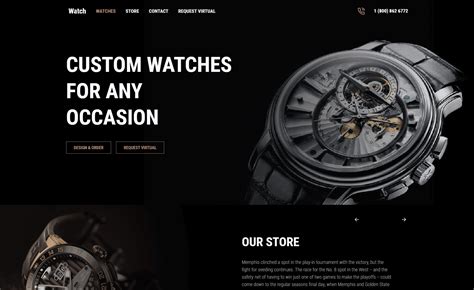 watch store website